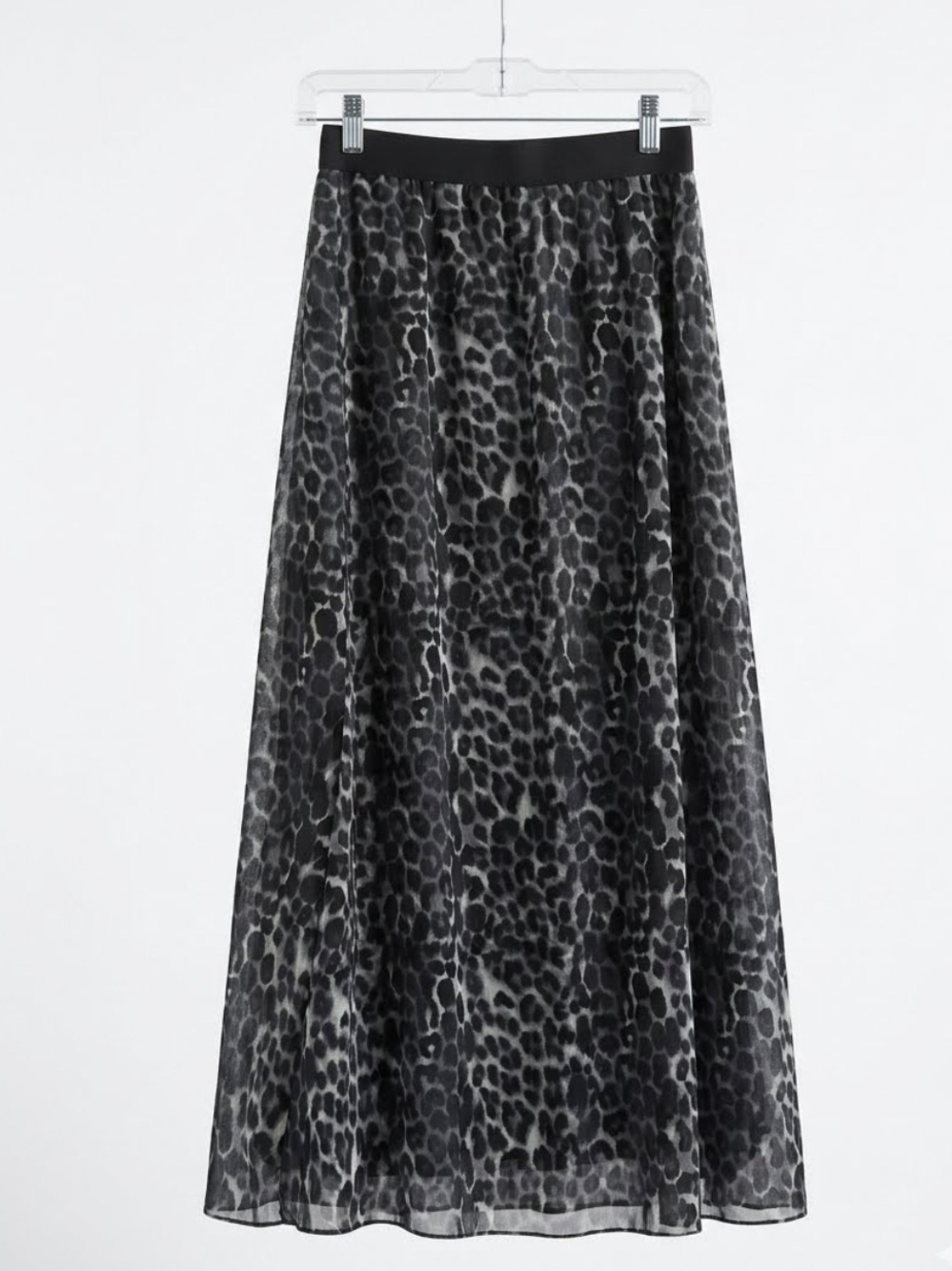 EXPRESS SNOW LEOPARD MAXI SKIRT fall teacher